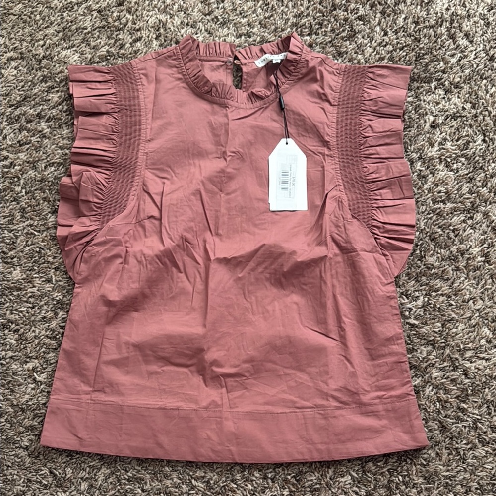 Ruffled Pink Women's Top
